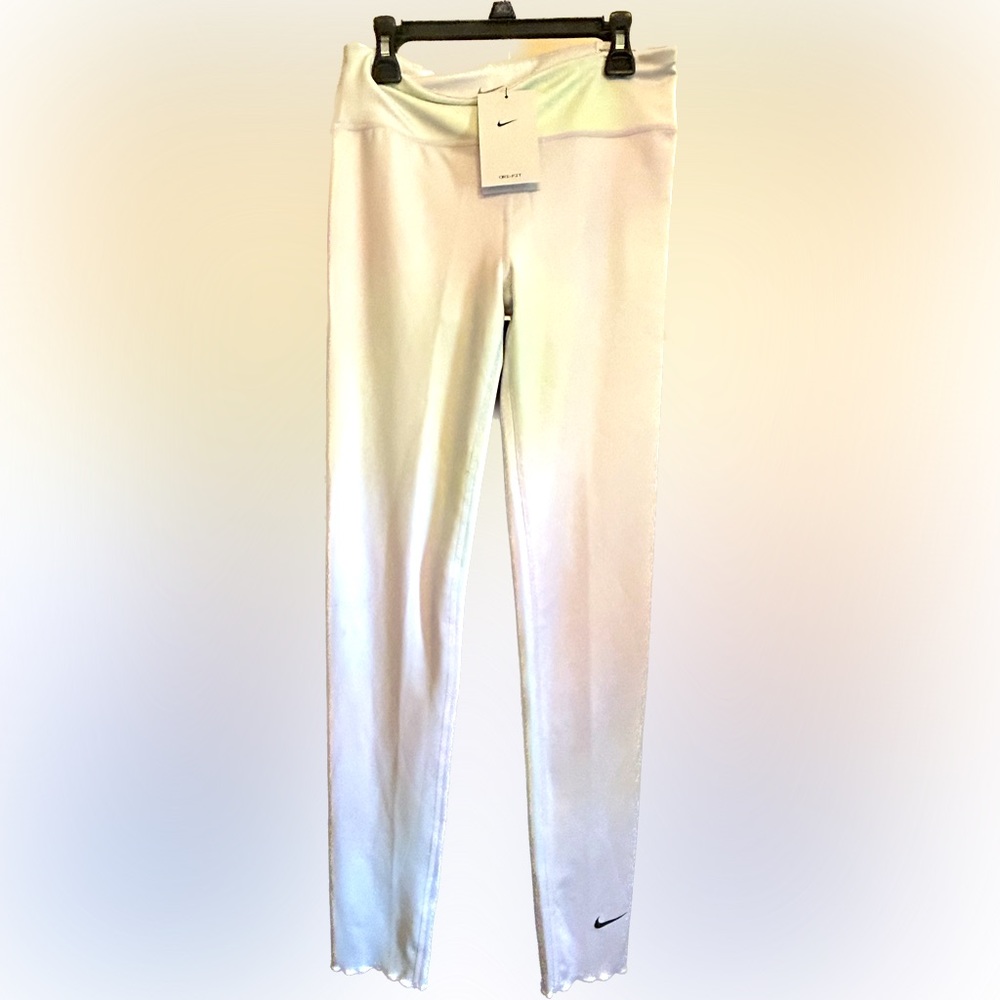 Nike Leggings-Light Tie Dye/White/Pink/Green Girls Size XL